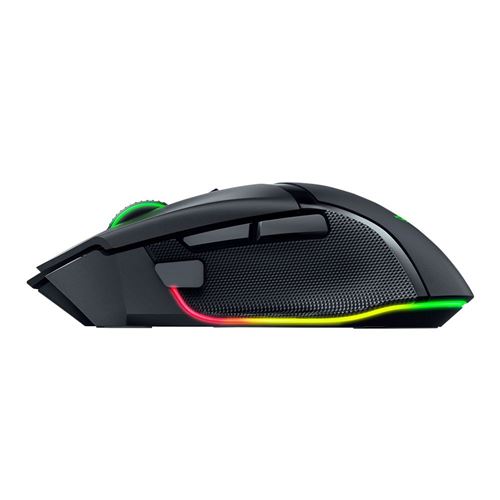 Razer Basilisk V3 35K Wireless Ergonomic RGB Lighting Gaming Mouse - Black
 HyperScroll Ti — vista 3