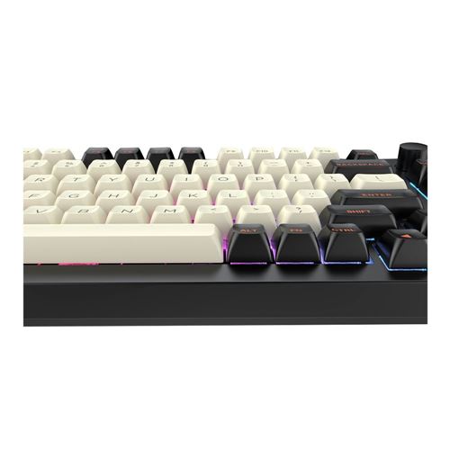 Inland MK MAX Retro 3Mode 75% Mechanical Keyboard - Black/White
 HUANO Populus Yellow Swit — vista 3