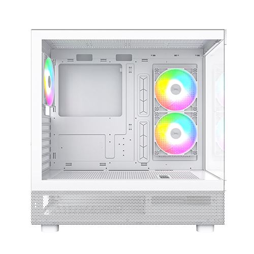 Montech XR Tempered Glass ATX Mid-Tower Computer Case - White — vista 3