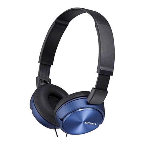 Sony MDR-ZX310AP Wired On-ear Folding Headphones - Blue — vista 3