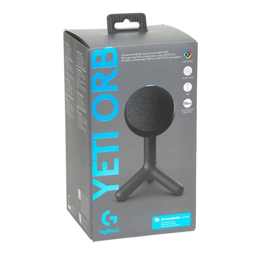 Logitech G Yeti Orb RGB Gaming Microphone with LIGHTSYNC - Black — vista 3