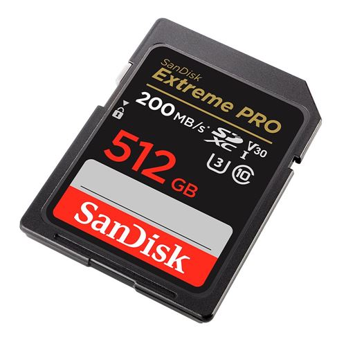 Sandisk 512GB Extreme PRO SDXC Class 10 UHS-3 V30 Flash Memory Card — vista 3