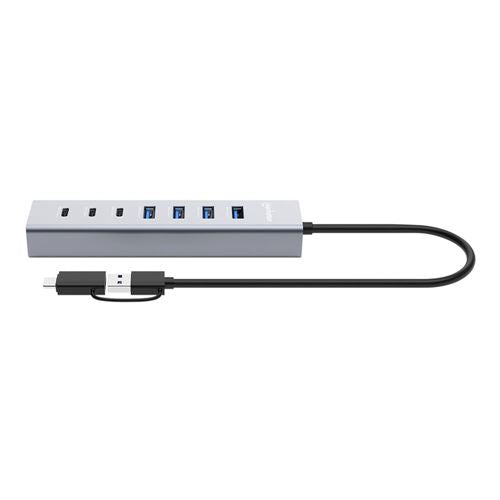Manhattan 7-Port USB 3.2 Gen 1 Type-C / Type-A Combo Hub — vista 3