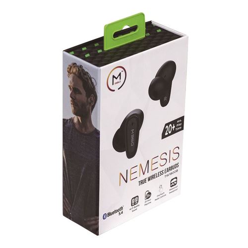 Morpheus 360 Nemesis True Wireless Bluetooth Earbuds - Black — vista 3