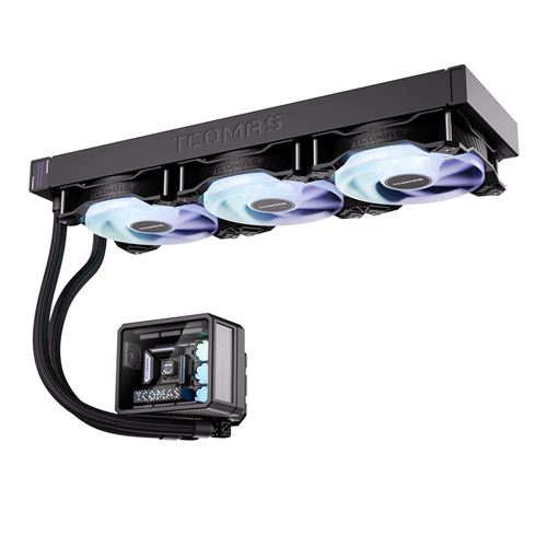 TCOMAS WA300 360mm All in One Liquid CPU Cooling Kit - Black — vista 3