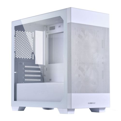 Lian Li Lancool 205M Mesh Tempered Glass microATX Mid-Tower Computer Case - White — vista 3