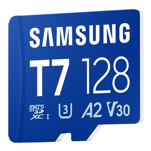Samsung T7 128GB microSDXC Card UHS-I Flash Memory Card Class 10 U3 V30 A2 Memory Card — vista 3