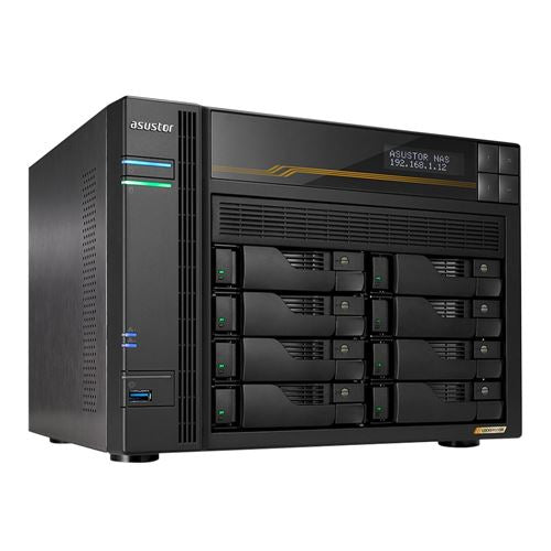 Asustor Lockerstor 8 Gen3 AS6808T Diskless 8 Bay NAS — vista 3