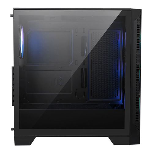 MSI MAG FORGE 321R AIRFLOW Tempered Glass ATX Mid-Tower Computer Case - Black — vista 3