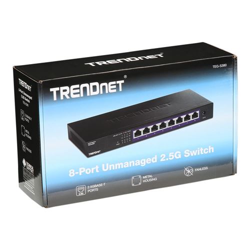 Trendnet 8-Port Unmanaged 2.5G Switch — vista 3