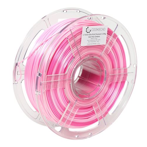 Cookiecad 1.75mm PLA Silk 3D Printer Filament Dual Color Color 1.0 kg (2.2 lbs.) Spool - P — vista 3