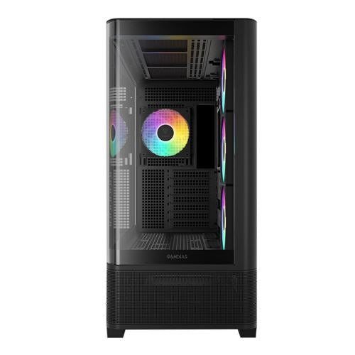 Gamdias Atlas P2 Tempered Glass ATX Mid-Tower Computer Case - Black — vista 3