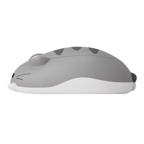 Akko Cat Theme Wireless Gaming Mouse Gray Mimo — vista 3