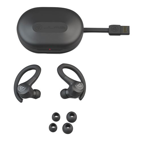 JLab Go Air Sport True Wireless Bluetooth Workout Earbuds - Black
 C3 Clear Calling;  Secu — vista 3