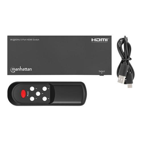 Manhattan 8K@60 5-PORT HDMI SWITCH — vista 3