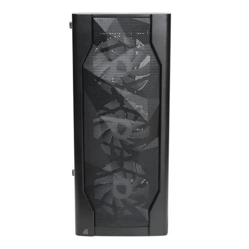 Inland X1 Tempered Glass ATX Mid-Tower Computer Case - Black — vista 3