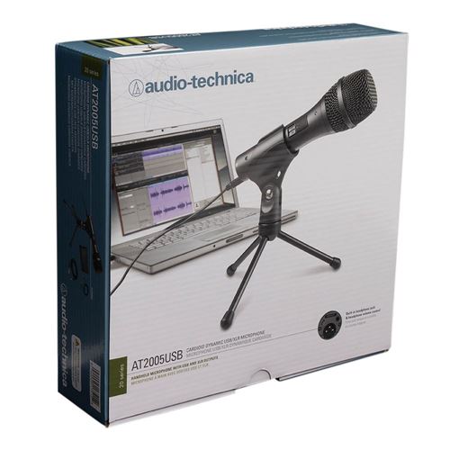 Audio-Technica AT2005USB USB and XLR Dynamic Microphone — vista 3