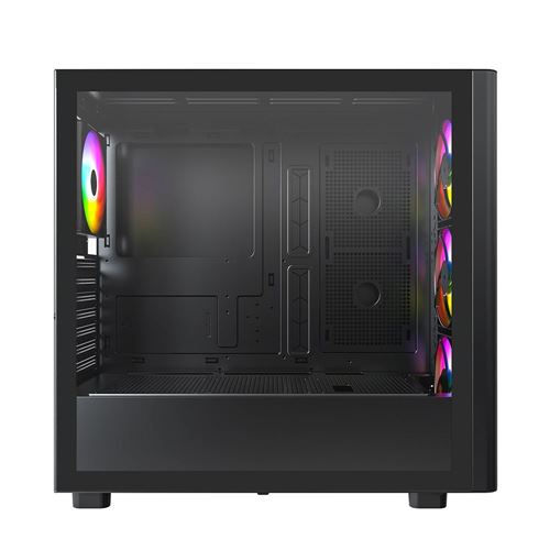 Montech XR Wood ATX Mid-Tower Computer Case - Black — vista 3