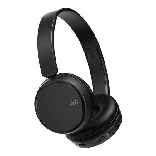 JVC HA-S36W Foldable Wireless Bluetooth Headphones - Black — vista 3