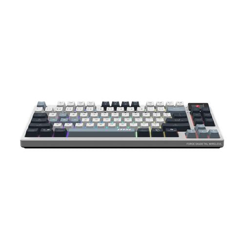 MSI FORGE GK600 TKL Wireless SKY Keyboard — vista 3