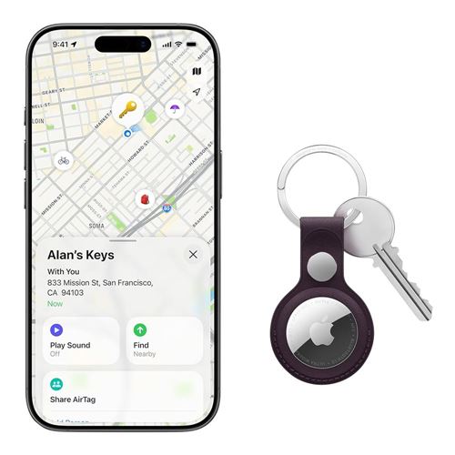 Apple AirTag (2nd Gen, Single) — vista 3