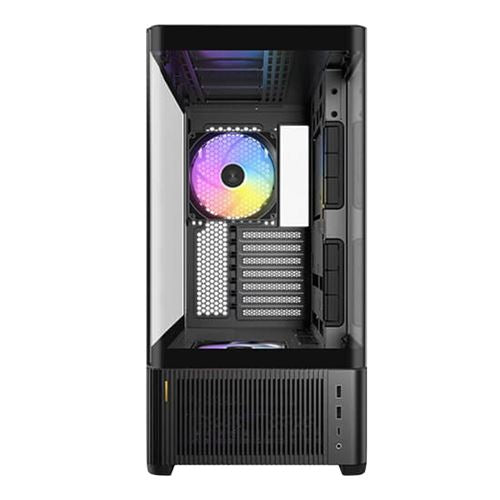 Case Antec C6 Curve ARGB Tempered Glass ATX Mid-Tower Computer Case Negro — vista 3