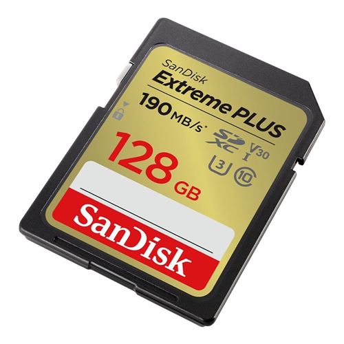 Sandisk 128GB Extreme+ SDXC Class 10 UHS-I V30 Flash Memory Card — vista 3