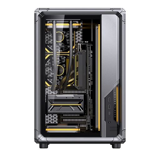JONSBO X400 Tempered Glass ATX Mid-Tower Computer Case - Gray — vista 3
