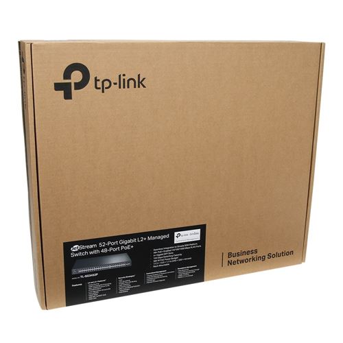 TP-LINK JetStream 52-Port Gigabit L2 Managed Switch with 48-Port PoE — vista 3
