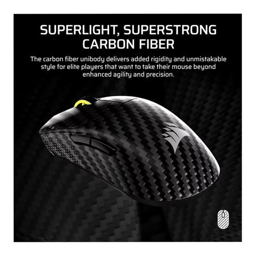 Corsair SABRE v2 PRO CARBON FIBER WIRELESS Gaming Mouse – Black — vista 3