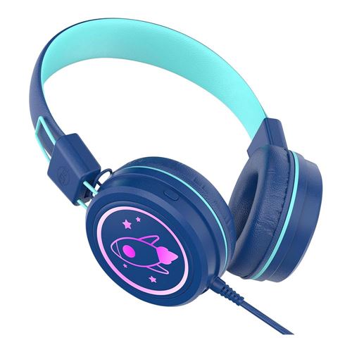 MEE Audio KidJamz Safe Listening Headphones - Blue/Teal — vista 3