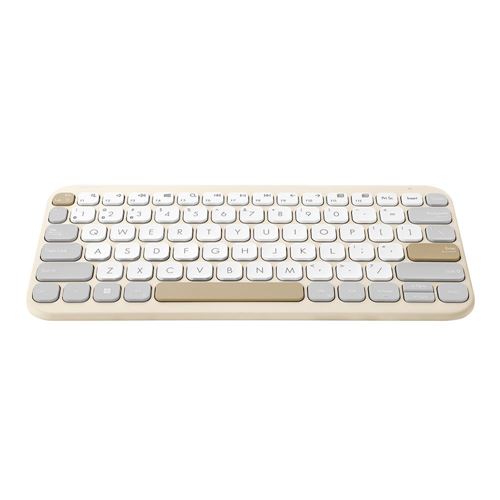 ASUS Marshmallow Keyboard KW100 - Oat Milk — vista 3