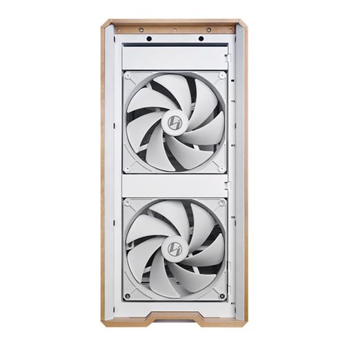 Lian Li LANCOOL 217 Tempered Glass ATX Mid-Tower Computer Case - White — vista 3