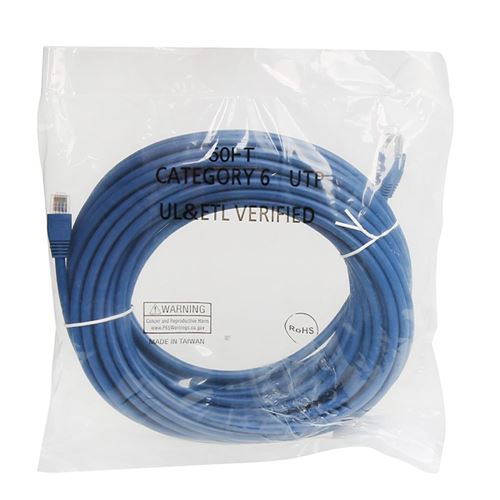 PPA 50 Ft. CAT 6 Snagless Ethernet Cable - Blue — vista 3