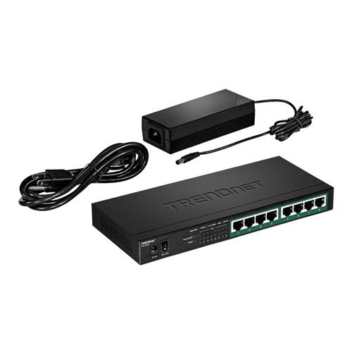 Trendnet 8-Port Gigabit PoE+ Switch — vista 3