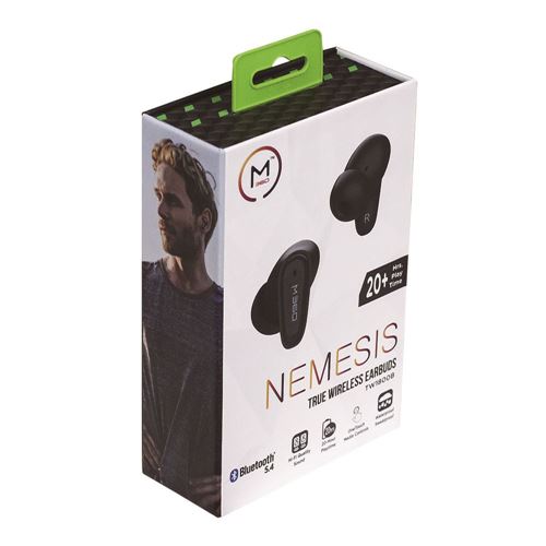 Morpheus 360 Nemesis True Wireless Bluetooth Earbuds - Gray — vista 3