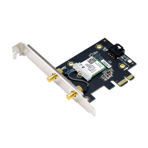 ASUS PCE-BE6500 Tri-Band  WiFi 7 PCIe WiFi and Bluetooth Adapter — vista 3