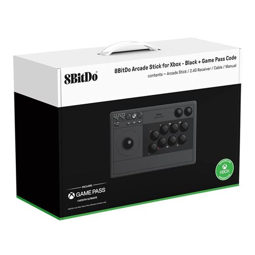 8Bitdo Arcade Stick for Xbox - Black — vista 3