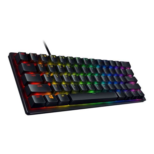 Razer HUNTSMAN MINI RGB Wired Gaming Keyboard - Black
 Razer Red Linear Optical Switch — vista 3