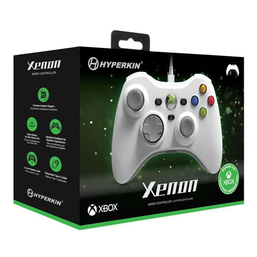 Hyperkin Xenon Wired Controller for Xbox Series - White — vista 3