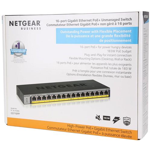 NETGEAR 16-Port Gigabit Ethernet Unmanaged Switch — vista 3