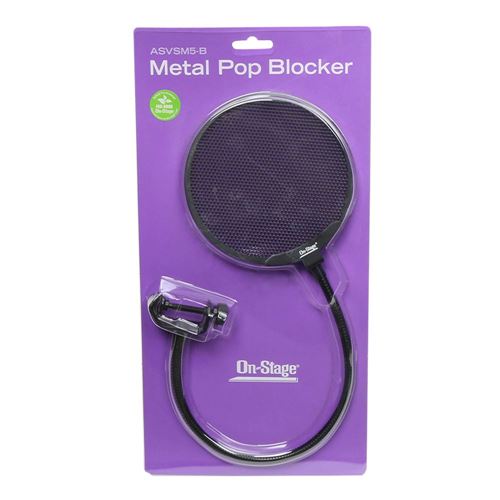 MPI On-Stage Metal Pop Blocker with 13" Flexible Gooseneck — vista 3