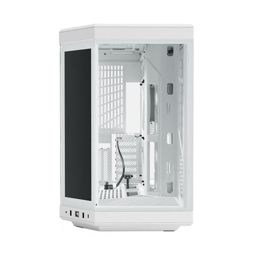 HYTE Y70 touch infinite Modern Aesthetic Tempered Glass ATX Mid-Tower Computer Case - Snow — vista 3