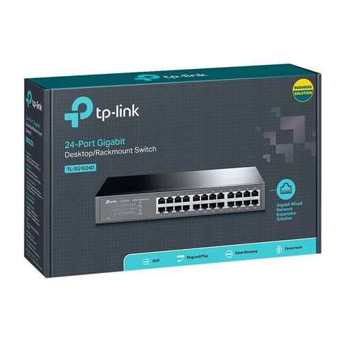TP-LINK TL-SG1024D 24-Port 10/100/1000Mbps Gigabit Switch — vista 3