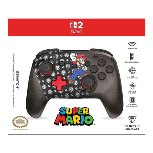 Turtle Beach Rematch Wireless Nintendo Switch 2 Controller – Timmy & Tommy — vista 3