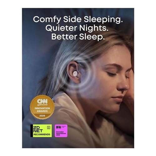 Anker Sleep A30 Active Noise Cancelling True Wireless Bluetooth Earbuds - White — vista 3