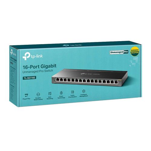 TP-LINK 16-Port Easy Smart Gigabit Unmanaged Pro Switch — vista 3