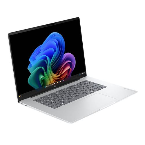 HP OmniBook 5 Next Gen AI OLED 16" Laptop Computer - Glacier Silver Aluminum
 Snapdragon X — vista 3
