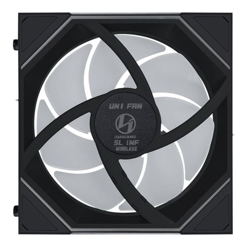 Lian Li UNI FAN SL-INF FLEX Reverse Blade 120mm Fluid Dynamic Case Fan - Black (3 Pack) — vista 3