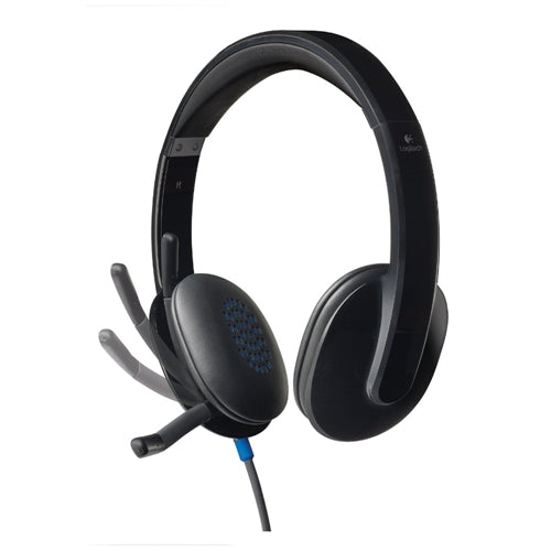Logitech USB H540 Wired Headset - Black
 Adjustable Padded Headband;  Easy On-ear Sound Co — vista 3